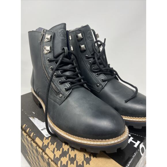 NIB Thomas And Vine Jonas Boots Black Leather Men’s 9.5 main image 6
